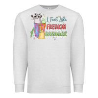 Oatmeal Heather i feel like garbage raccoon Premium Sweatshirt - MaliasSmallBusiness
