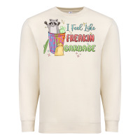 Sandshell i feel like garbage raccoon Premium Sweatshirt - MaliasSmallBusiness