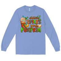 Colony Blue whatever spices your pumpkin Long Sleeve Tee - AdoDesignShop