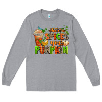 Heather Grey whatever spices your pumpkin Long Sleeve Tee - AdoDesignShop