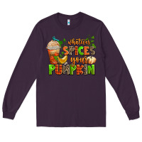 Plum whatever spices your pumpkin Long Sleeve Tee - AdoDesignShop