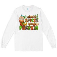 White whatever spices your pumpkin Long Sleeve Tee - AdoDesignShop