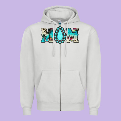 Mom Zipper Hoodie Designed By Jahusdesignshop