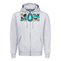 Heather Grey mom Zipper Hoodie - JahusDesignShop