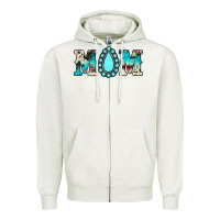 Oatmeal Heather mom Zipper Hoodie - JahusDesignShop
