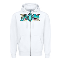 White mom Zipper Hoodie - JahusDesignShop