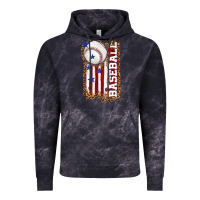 Cloud Black baseball american flag Vintage Hoodie - texasbilliewilder