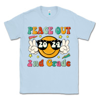 Dusty Blue peace out 2024 2nd grade Classic Tee - JahusDesignShop