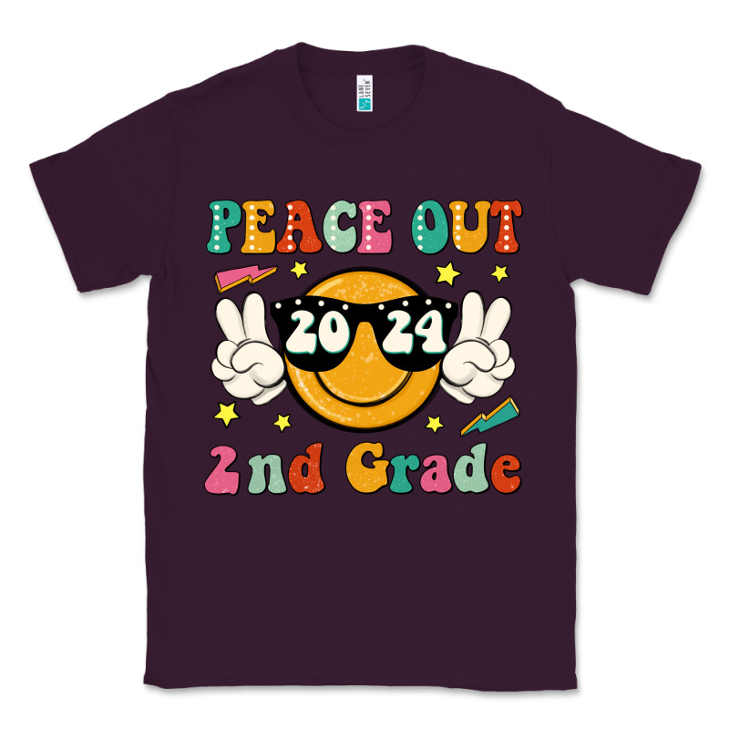 Peace Out 2024 2nd Grade Classic Tee by JahusDesignShop | Teevron