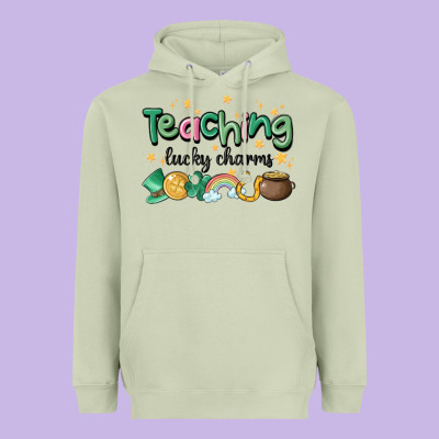 Teaching Lucky Charm Heavyweight Hoodie Designed By Maliassmallbusiness