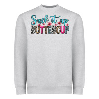 Heather Grey suck it up buttercup Heavyweight Sweatshirt - Zillion Design Studio