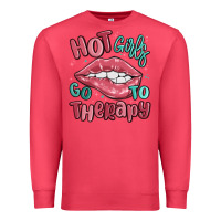 Cardinal hot girls go to therapy Premium Sweatshirt - MaliasSmallBusiness
