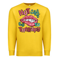 Lemon hot girls go to therapy Premium Sweatshirt - MaliasSmallBusiness