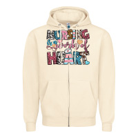 Sandshell nursing is a work of heart Zipper Hoodie - BundleAndBundleShop