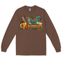 Chestnut teaching little pumpkins Long Sleeve Tee - AdoDesignShop