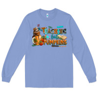 Colony Blue teaching little pumpkins Long Sleeve Tee - AdoDesignShop