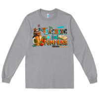 Heather Grey teaching little pumpkins Long Sleeve Tee - AdoDesignShop