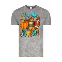 Cloud Rock 'tis the season american  football Vintage Tee - Zillion Design Studio