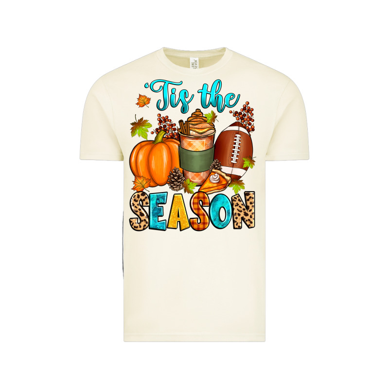 'tis The Season American  Football Vintage Tee by Zillion Design Studio | Teevron