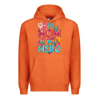 Carrot My Mom Is My Hero Breast Cancer Premium Hoodie - BundleAndBundleShop