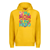 Lemon My Mom Is My Hero Breast Cancer Premium Hoodie - BundleAndBundleShop