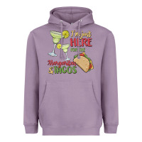 Lavender i'm here for the margaritas and tacos Heavyweight Hoodie - MaliasSmallBusiness