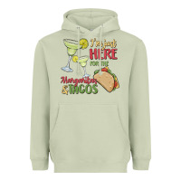 Matcha i'm here for the margaritas and tacos Heavyweight Hoodie - MaliasSmallBusiness