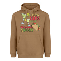 I'm Here For The Margaritas And Tacos Heavyweight Hoodie | Teevron