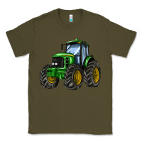Army Green farm tractor Classic Tee - AdoDesignShop