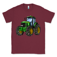 Burgundy farm tractor Classic Tee - AdoDesignShop