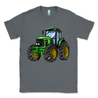 Charcoal Heather farm tractor Classic Tee - AdoDesignShop