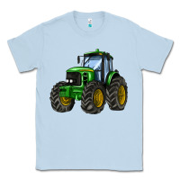 Dusty Blue farm tractor Classic Tee - AdoDesignShop