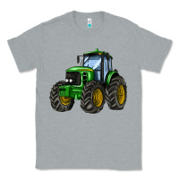 Heather Grey farm tractor Classic Tee - AdoDesignShop