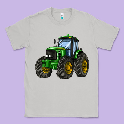 Farm Tractor Classic Tee Designed By Adodesignshop