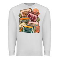 Dove Grey customized country cassette tapes Premium Sweatshirt - MaliasSmallBusiness