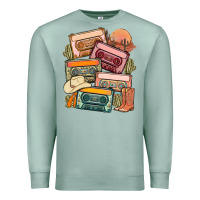 Seafoam customized country cassette tapes Premium Sweatshirt - MaliasSmallBusiness