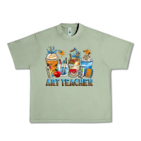 Oil Green art teacher coffee cups Urban Heavy Tee - Zillion Design Studio