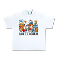 White art teacher coffee cups Urban Heavy Tee - Zillion Design Studio