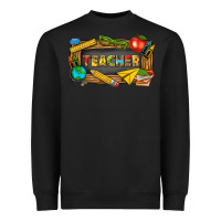 Black teacher Heavyweight Sweatshirt - texasbilliewilder