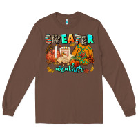 Chestnut pumpkın Spıce Long Sleeve Tee - AdoDesignShop