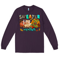 Plum pumpkın Spıce Long Sleeve Tee - AdoDesignShop