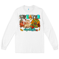 White pumpkın Spıce Long Sleeve Tee - AdoDesignShop