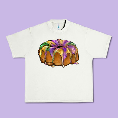 King Cake Urban Heavy Tee Designed By Barkaloodesign