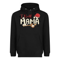 Black t ball mama baseball Heavyweight Hoodie - MaliasSmallBusiness