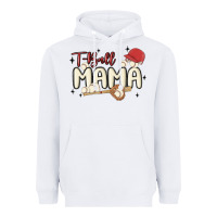 White t ball mama baseball Heavyweight Hoodie - MaliasSmallBusiness