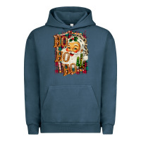 Pigment Midnight Navy Ho Ho Ho Santa Urban Hoodie - Bettercallsaul