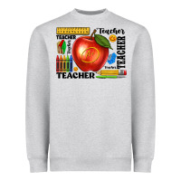 Heather Grey teacher Heavyweight Sweatshirt - texasbilliewilder