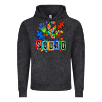 Vintage Black support squad autism Vintage Hoodie - Zillion Design Studio