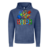 Vintage Denim support squad autism Vintage Hoodie - Zillion Design Studio