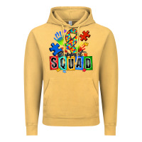 Vintage Mustard support squad autism Vintage Hoodie - Zillion Design Studio